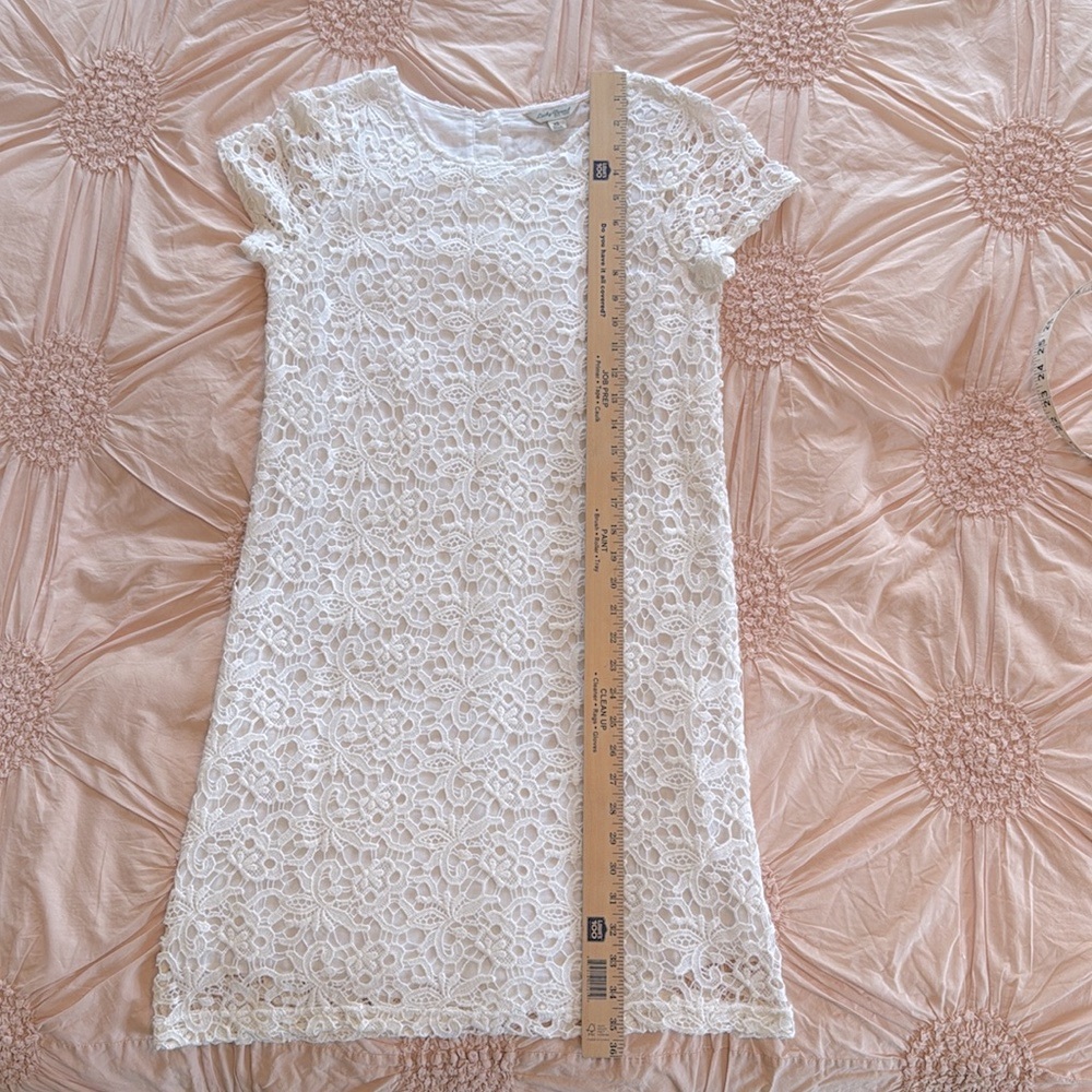 Lucky Brand White Embroidered Dress - Picture 6 of 11